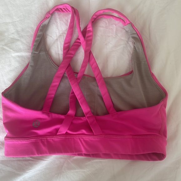 Lululemon hot pink energy bra - Picture 2 of 2